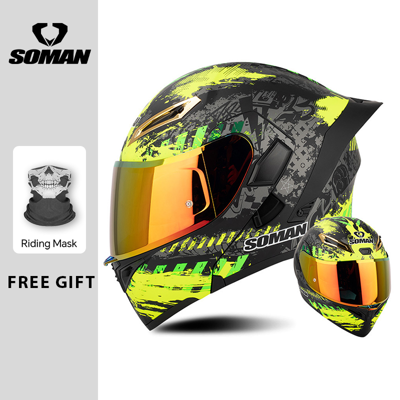 Мужской мотоциклетный шлем, од – обзор и цена Modular Flip Up Motorcycle Helmet Dot Approved