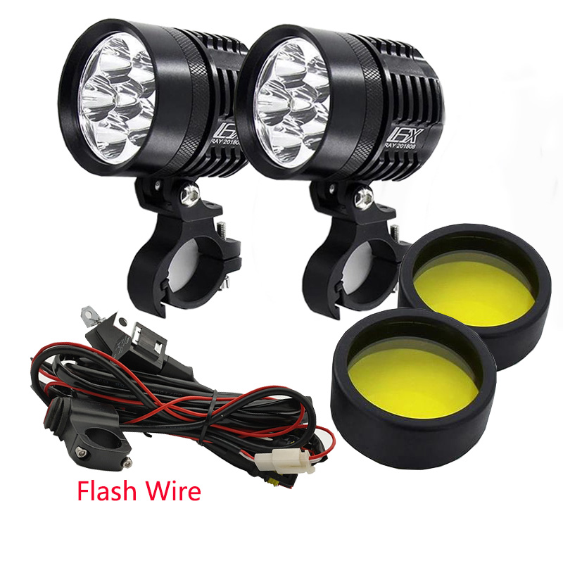2 шт. универсальные светодиодн – обзор и цена Universal Motorcycle Led Headlight Projector