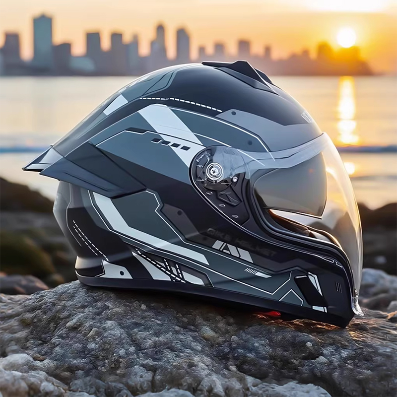 Мотошлем для взрослых, полноли – обзор и цена Quick Release Buckle Motorcycle Helmet
