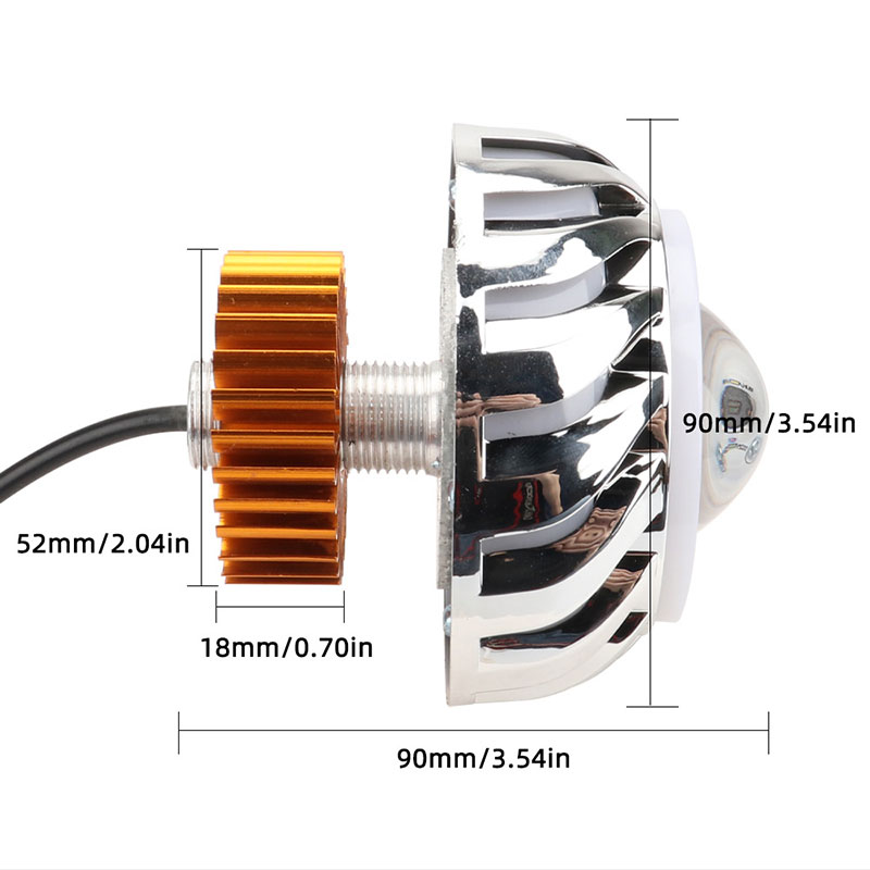 1 шт., автомобильные/мотоцикле – обзор и цена Universal Motorcycle Led Headlight Projector