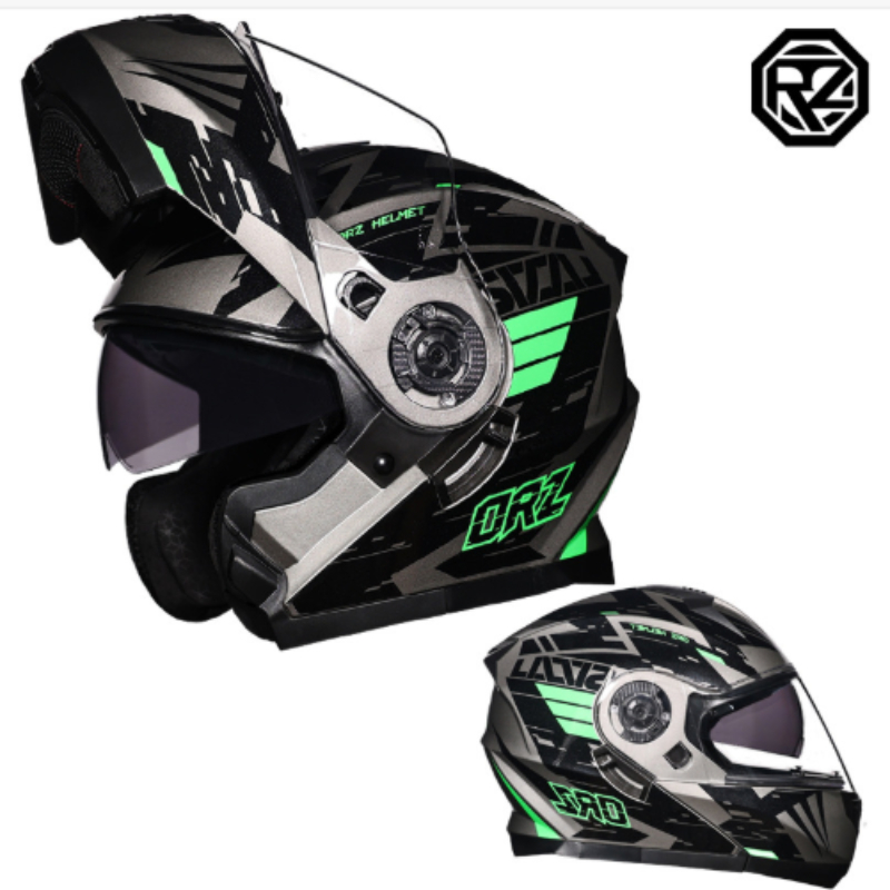 Orz анфас двойной козырек мото – обзор и цена Dual Visor Motorcycle Racing Helmet